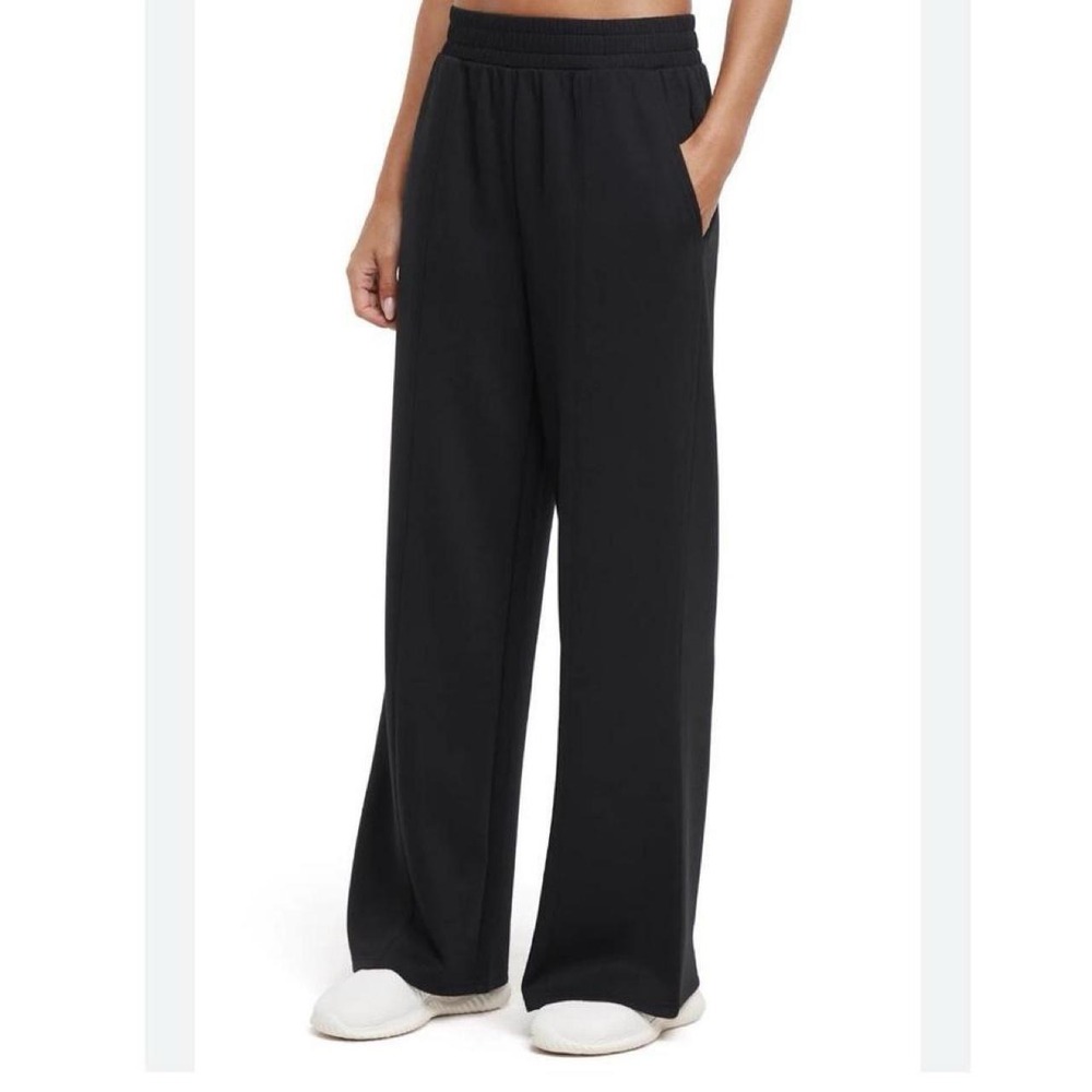 Marika Black Wide Leg Buttery Soft Sweatpants with Pockets